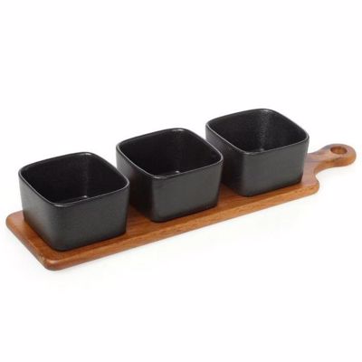 Cryspo Trio Ορντερβιέρα 3 Θέσεων Πορσελάνης 'ACACIA' 65000208
